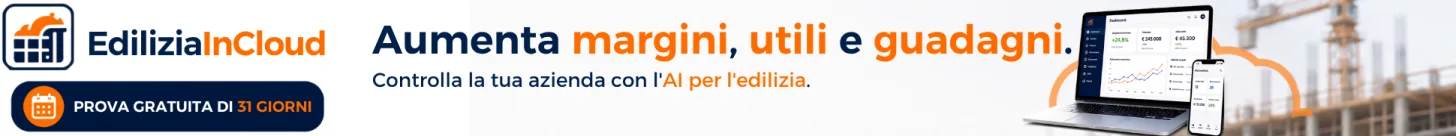 EdiliziaInCloud, il gestionale con AI per l'edilizia: prova gratuita di 31 giorni